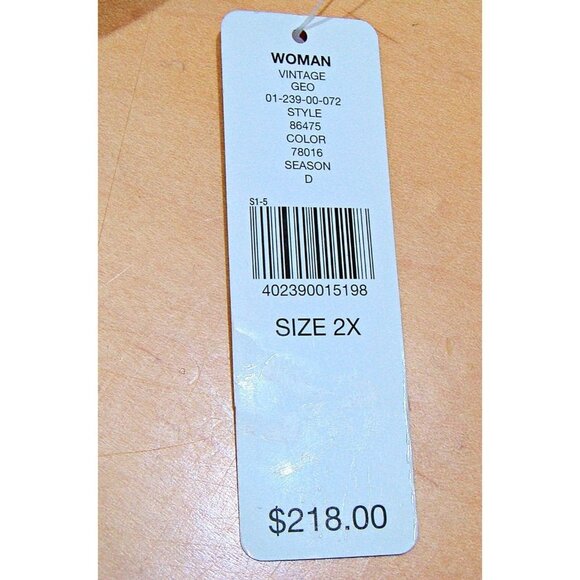 i.e. Woman Soft Leather Zip Vintage Geo Jacket Boho Light Lime Green Sz 2X NWT - Picture 7 of 12